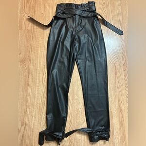Faux Leather Pants